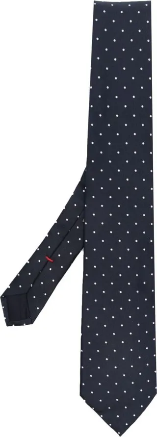 Polka Dot Embroidery Tie