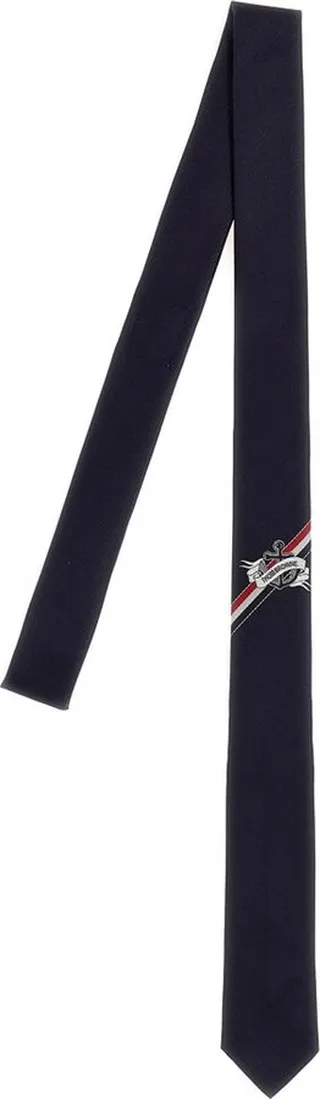 Thom Browne RWB Stripe Detailed Tie