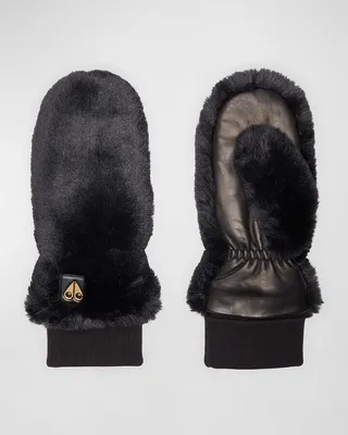 Cheever Faux Fur Mittens