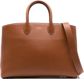 Madison leather tote bag