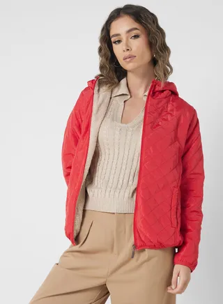Quilted Jacket With Zipper