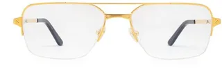 Cartier Aviator Frame Glasses
