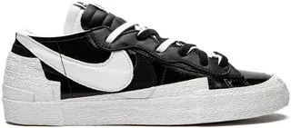 x sacai Blazer Low "Black Patent Leather" sneakers