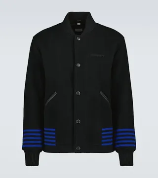 Wool blouson jacket