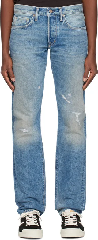 TOM FORD Blue Slim-Fit Jeans