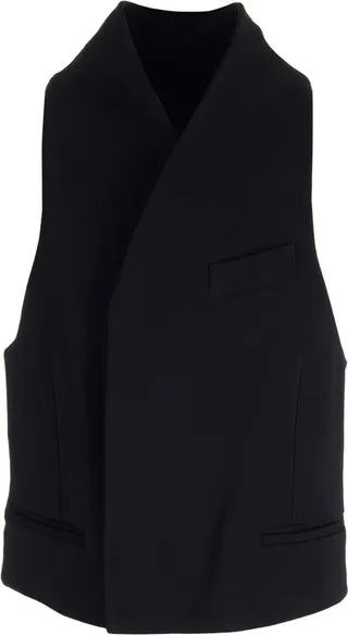 Salvatore Ferragamo Double-Breasted Sleeveless Waistcoat