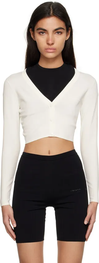 alexanderwang.t White Cropped Cardigan