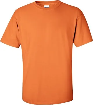 Gildan Gildan Mens Ultra Cotton Short Sleeve T-Shirt - Orange