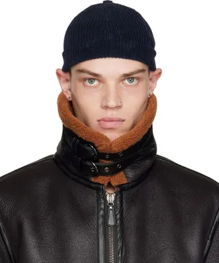 A.P.C. Navy Raph Docker Hat