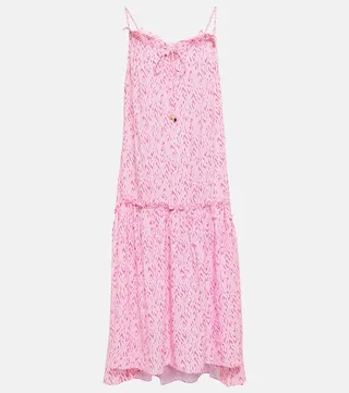 Printed midi dress