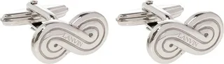 Lanvin Geometrical Logo-Engraved Cufflinks