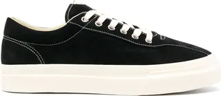 Black Dellow Suede Low-Top Sneakers