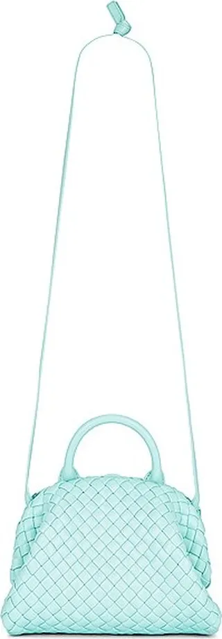 Bottega Veneta Mini Handle Bag in Teal