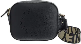 Stella McCartney Logo Perforated Strapped Crossbody Bag