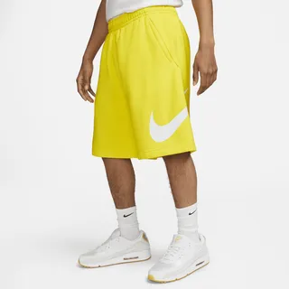 Men's Nike Sportswear Club Graphic Shorts in Yellow