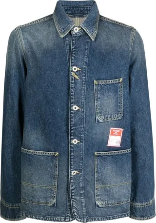 Logo-Patch Denim Jacket