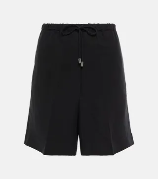 Tailored drawstring shorts