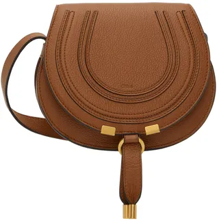 Chloé Tan Mini Marcie Saddle Bag