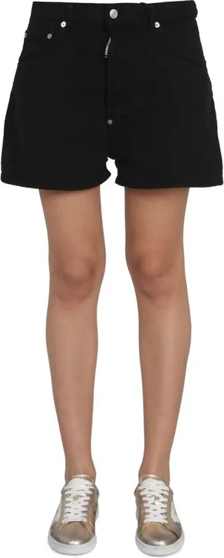 Dsquared2 Wide-Leg Denim Shorts