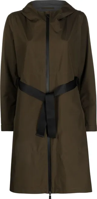 Hooded Belted Coat
