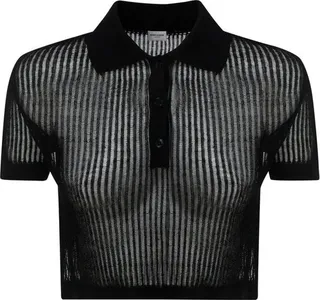 Saint Laurent Short-Sleeved Polo Shirt