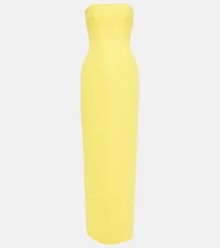 Laelia floral jacquard maxi dress
