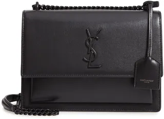 Medium Sunset Calfskin Shoulder Bag