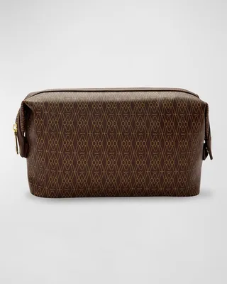 Men's Vegan Monogram Washbag Toiletry Kit