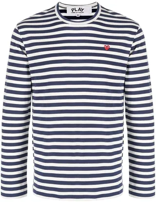 striped long-sleeve T-shirt