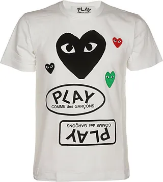 Comme des Garçons Play Logo Crewneck T-Shirt