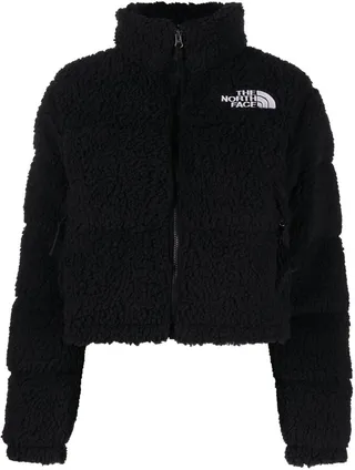 Embroidered-Logo Fleece Jacket