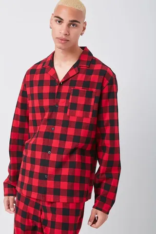 Buffalo Plaid Pajama Shirt