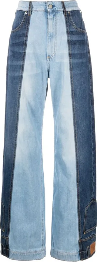 Marley two-tone boyfriend jeans