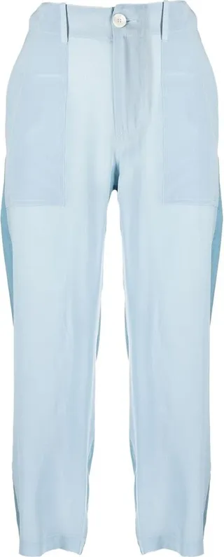 Panelled Cropped Trousers