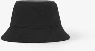 Burberry Monogram Cotton Blend Jacquard Bucket Hat
