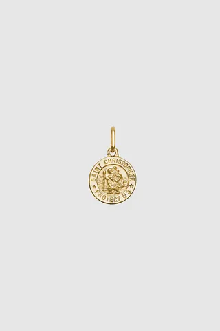 ANINE BING St Christopher Charm in 14k Gold