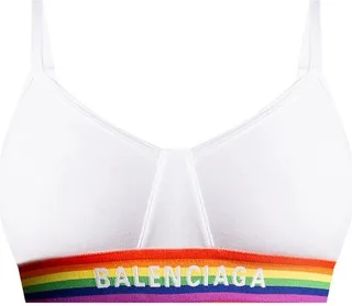 Balenciaga Logo Waist Sports Bra