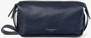 Reporter Textured-leather Wash bag