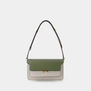 Marni Color Blocked Strapped Shoulder Bag