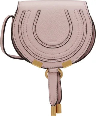 Chloé Purple Nano Marcie Saddle Bag