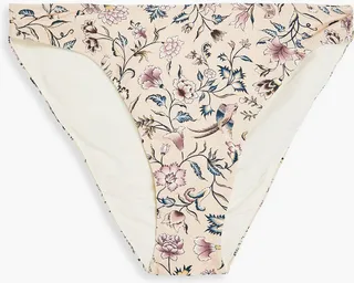 Livana printed mid-rise bikini briefs
