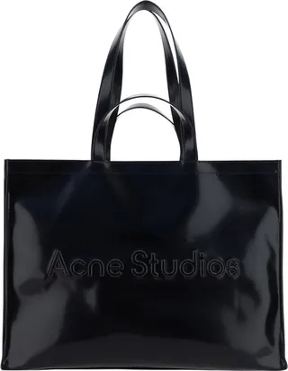 Acne Studios Logo Debossed Tote Bag