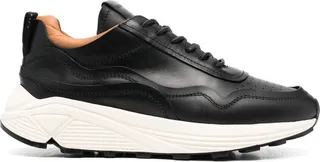 Piping-Detail Low-Top Sneakers