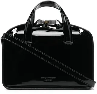 Brie high-shine tote bag
