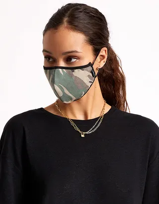 BRIXTON Camo Fashion Face Mask