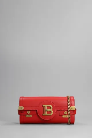B-buzz 23 Hand Bag In Red Leather