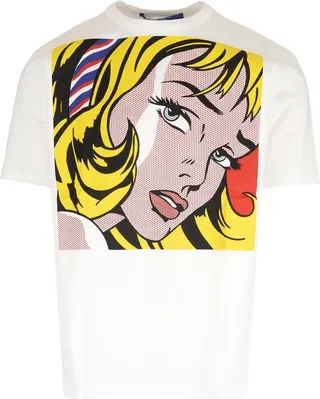 Junya Watanabe MAN Graphic Printed Crewneck T-Shirt