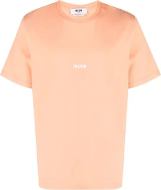 logo-print detail T-shirt