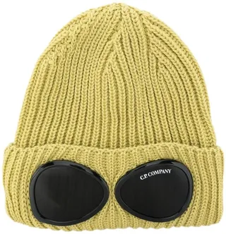 Lens-detail knit beanie
