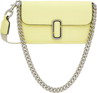 Marc Jacobs Yellow 'The J Marc Mini' Bag